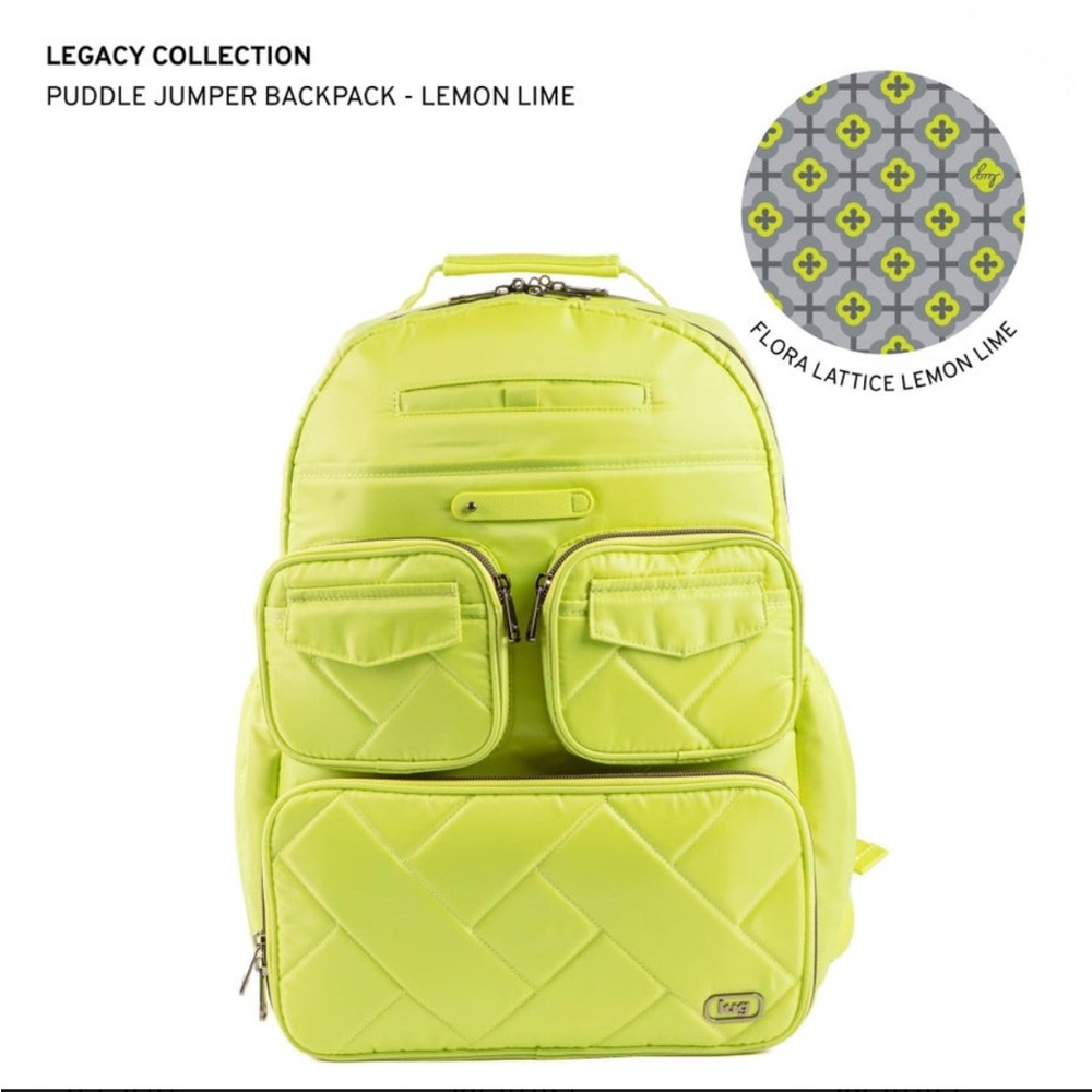 - 🌟RARE🌟. LUG NWT Puddle 🎒Vibrant Lime  🌺